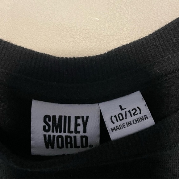 SmileyWorld Black Graphic Sweatshirt - Picture 3 of 5